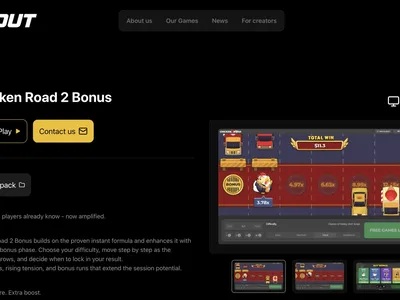 Chicken Road 2 Bonus comparison screenshot from InOut Games