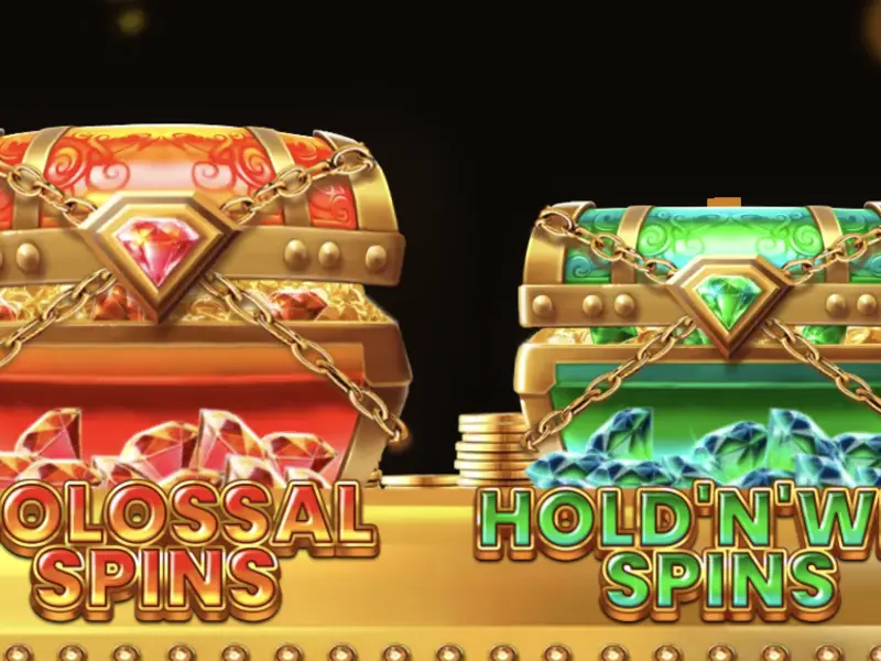 Bling Blitz Diamond Drop Colossal Spins and Hold n Win bonus chests